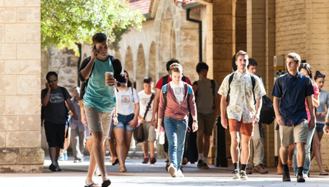 Studerende på University of Western Australia