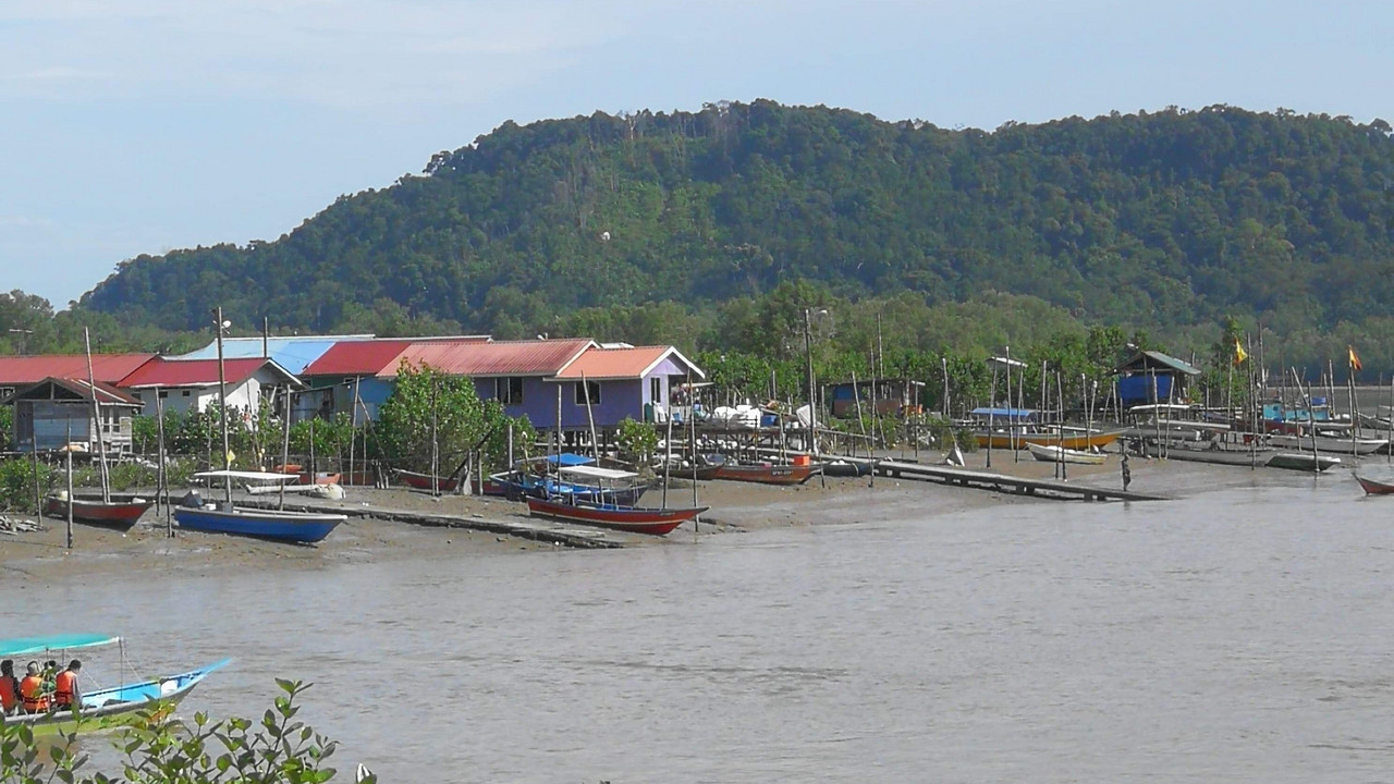 Hytter med havudsigt på Borneo