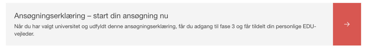 EDU's ansøgningserklæring i mitEDU