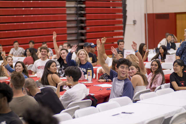 Studerende på Santa Barbara City College i USA