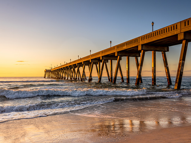 Pier strand i Wilmington