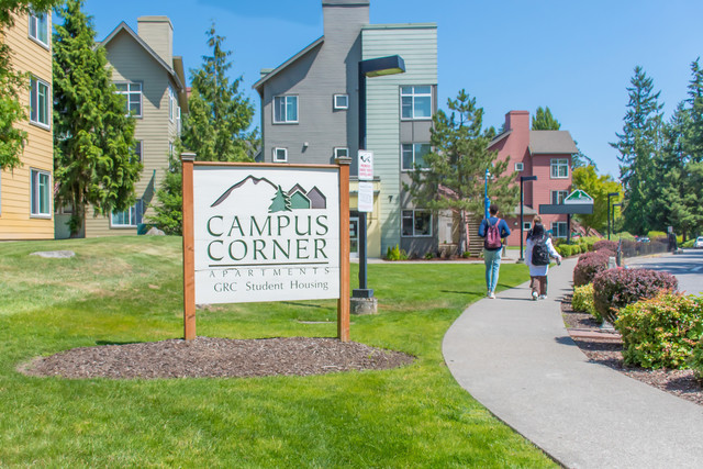 Green River College: Boligmuligheder på og uden for campus