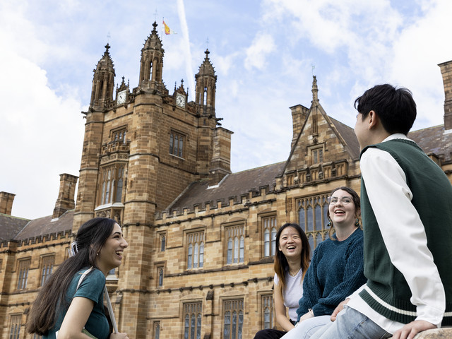 Studerende på USyd campus