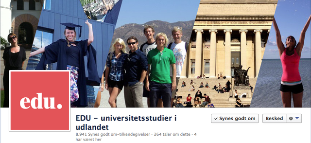 EDU Facebook studie og praktik i udlandet