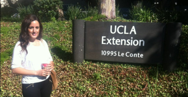 Portræt af EDU-studerende Henriette og Jamilla på UCLA, USA