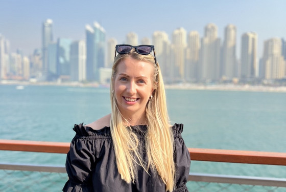 Ann-Katrine på studieophold i udlandet