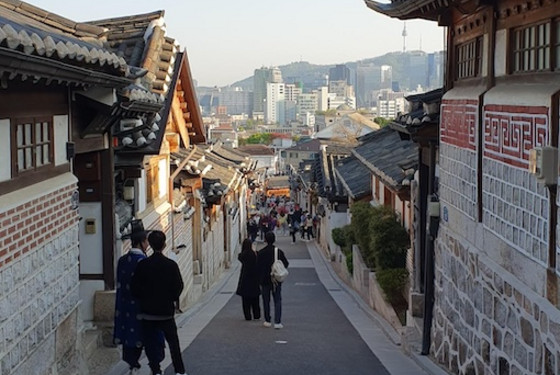 Bukchon Hanok Village - studieophold i Sydkorea