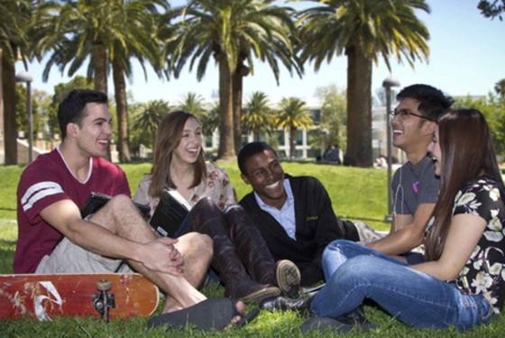 Studerende på California State University Northridge