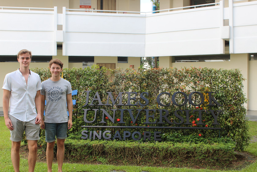EDU studerende i Singapore