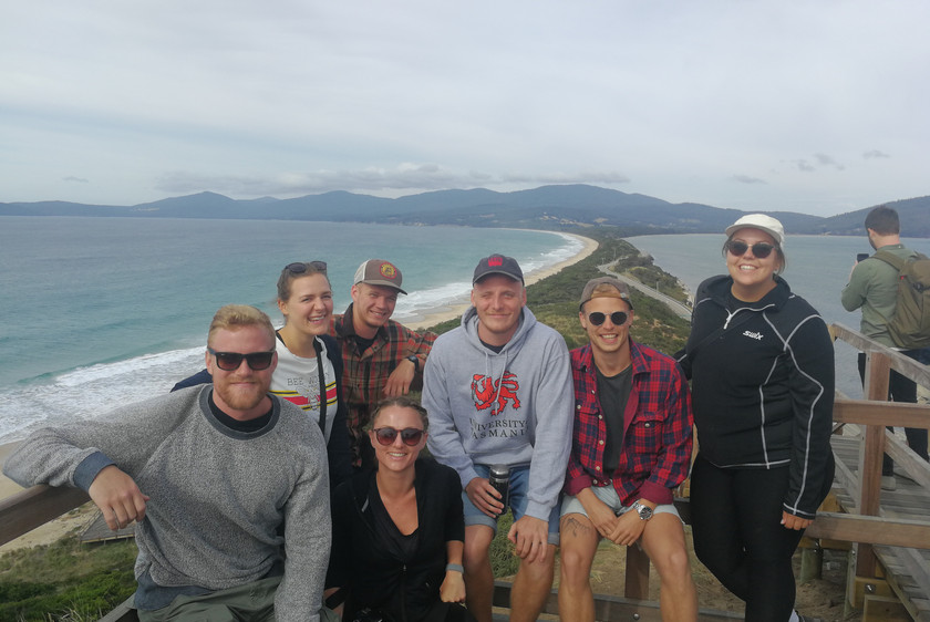 Studieliv og rejser på Tasmanien